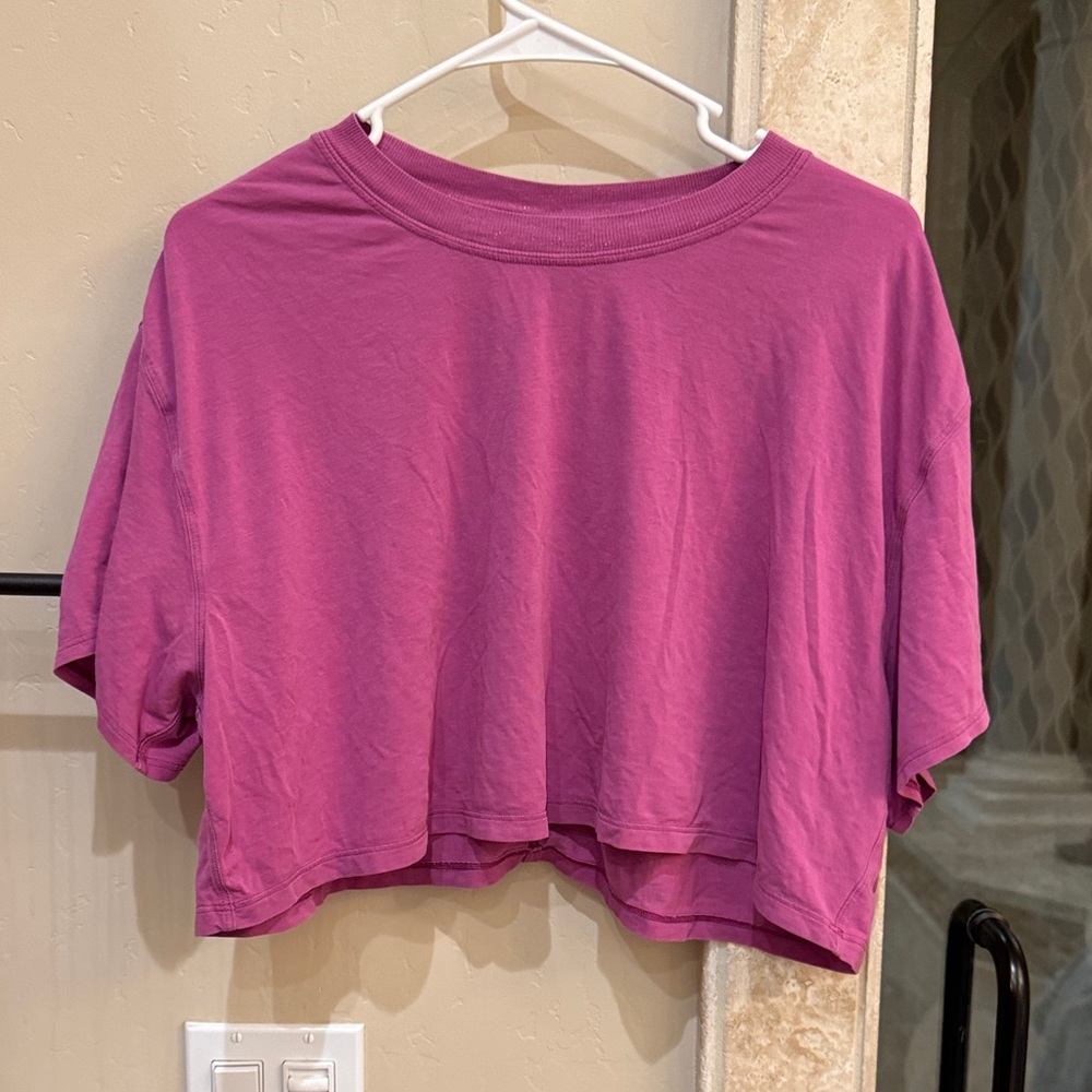 lululemon athletica Purple Crop Top